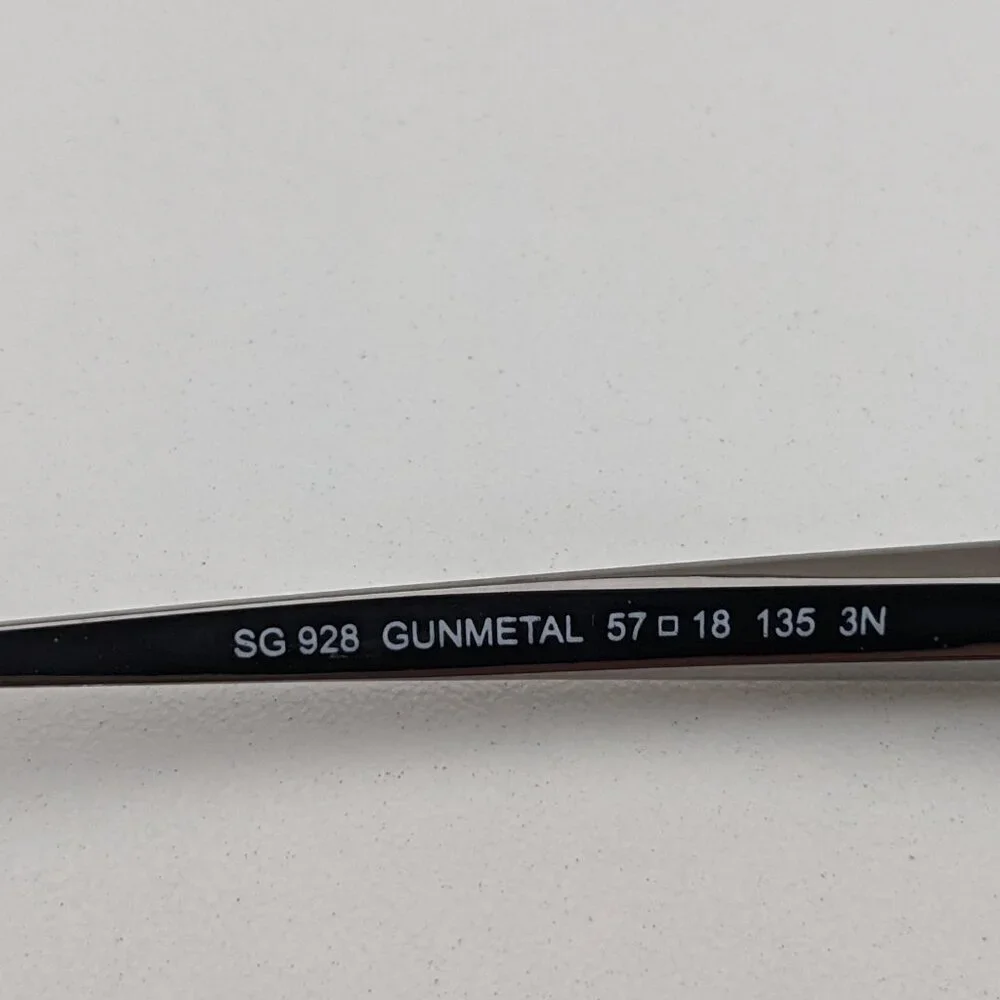 🕶️SunGear SG928 Gunmetal Eyeglasses 57/18/135  | ALH647🕶️